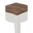 BEISTELLTISCH furniert quadratisch Braun, Weiß - Weiß/Braun, LIFESTYLE, Holz (32/72/32cm)