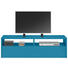 TV-ELEMENT Türkis - Türkis/Grau, Design, Kunststoff (139/44/41cm) - CARRYHOME