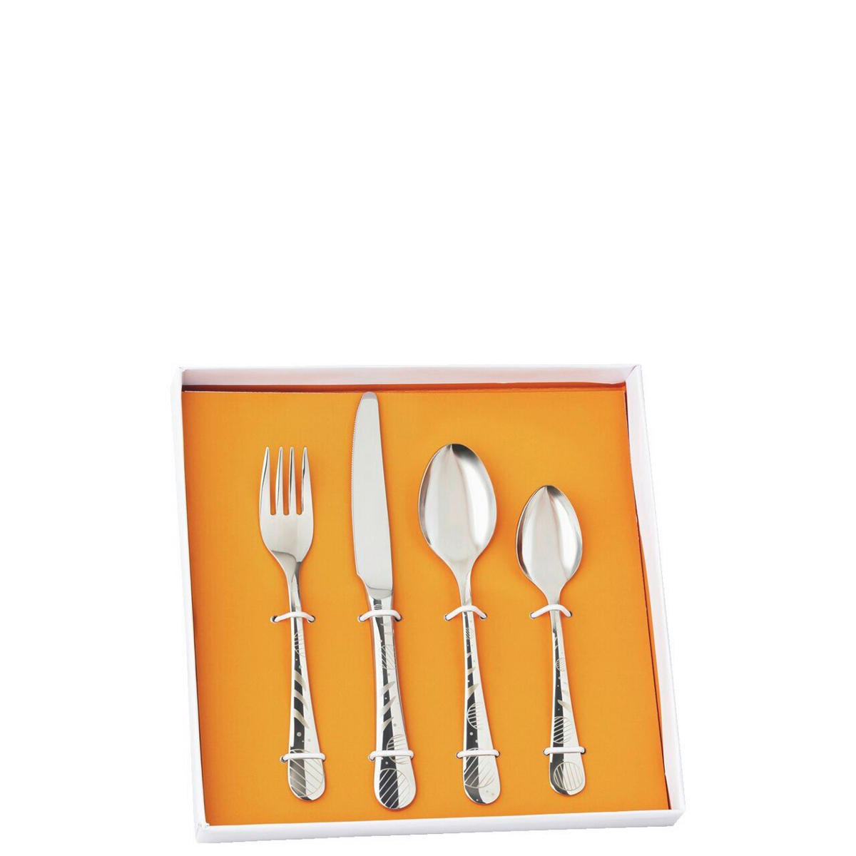 KINDERBESTECK - Silberfarben, KONVENTIONELL, Metall (19,9/19,9/2,5cm) - Thomas