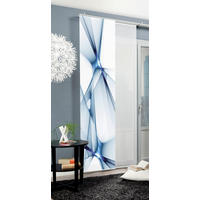 FLÄCHENVORHANG FRANKLIN     60/245 cm  - Blau, Basics, Textil (60/245cm)