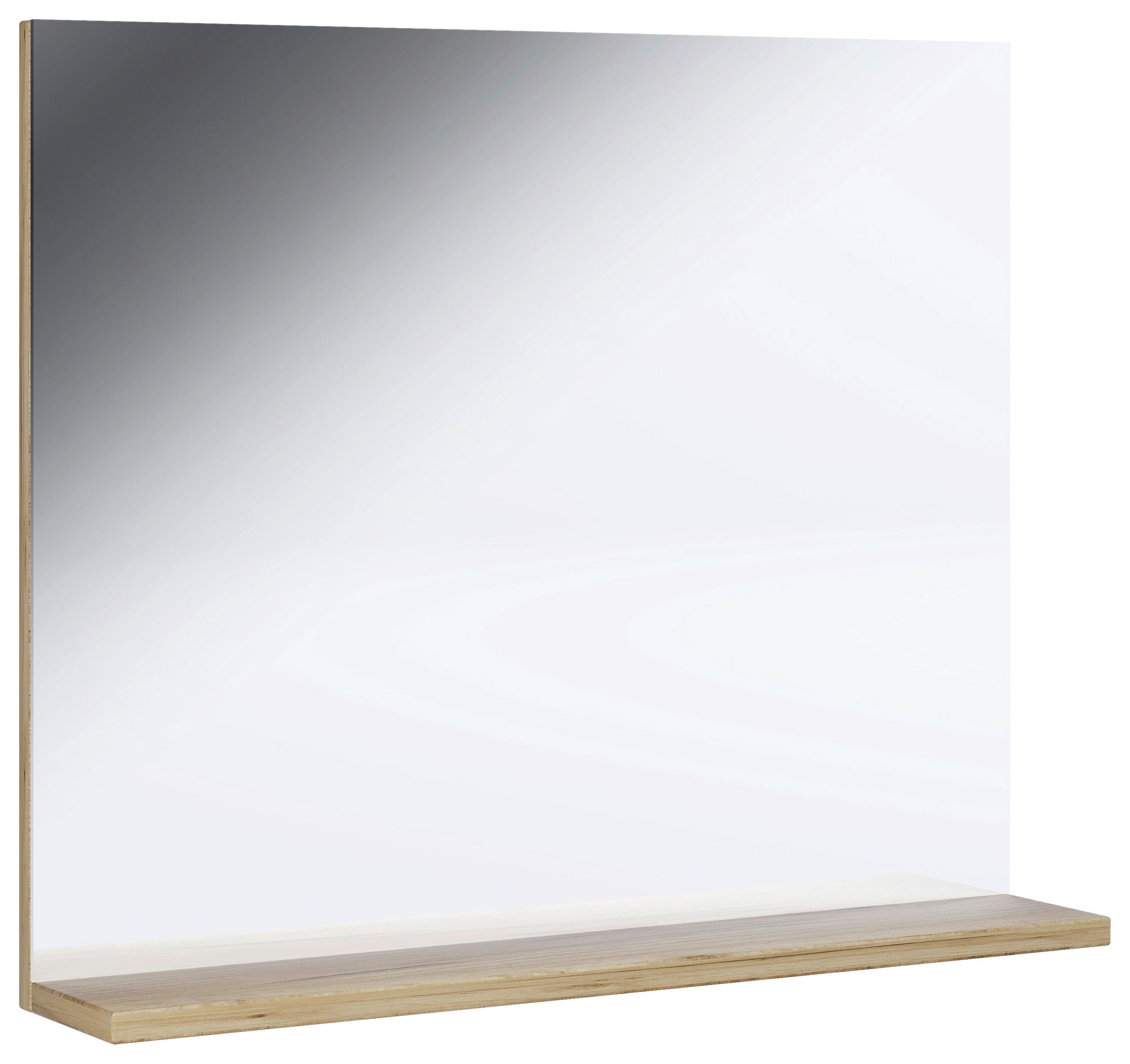 WANDSPIEGEL    in rechteckig  - Eichefarben/Weiß, MODERN, Holzwerkstoff (50/60/2cm) - MID.YOU