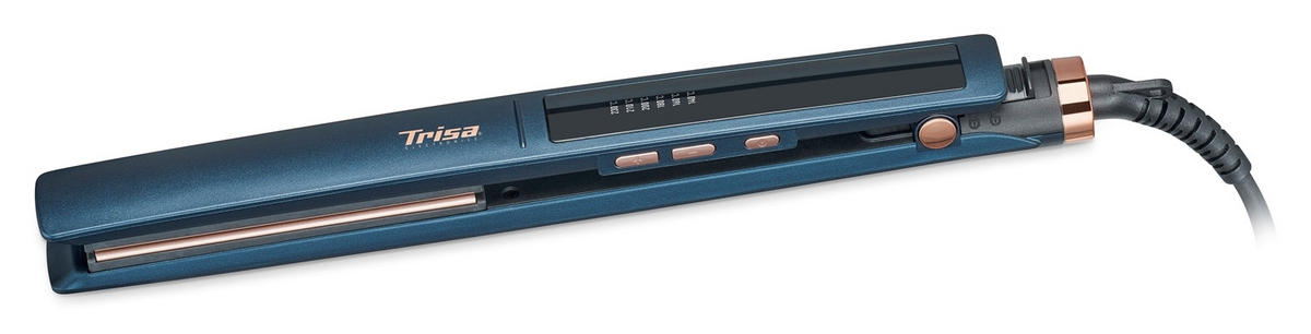 HAARGLÄTTER Haarglätteisen  - Dunkelblau, Basics, Kunststoff (3,6/31,6/3,3cm) - Trisa Electronics