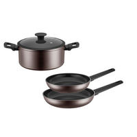 PFANNENSET STELLARA Aluminium 4-teilig  - Bronzefarben, Basics, Metall - Mäser