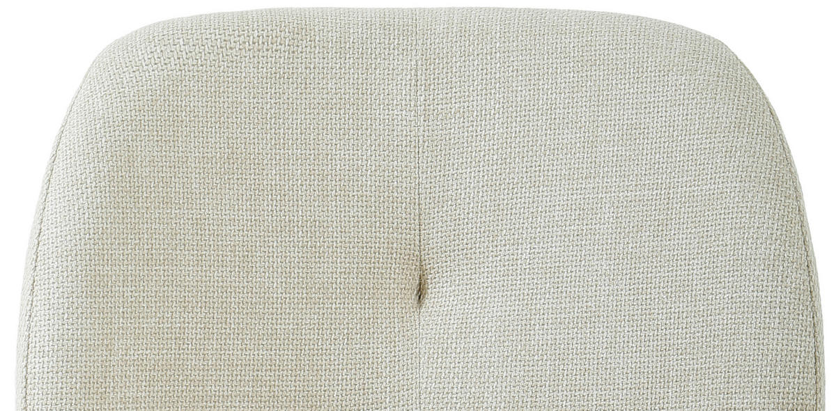 ARMLEHNSTUHL  in Eisen Leinenoptik  - Beige/Schwarz, KONVENTIONELL, Holz/Textil (62/85/64cm) - MID.YOU