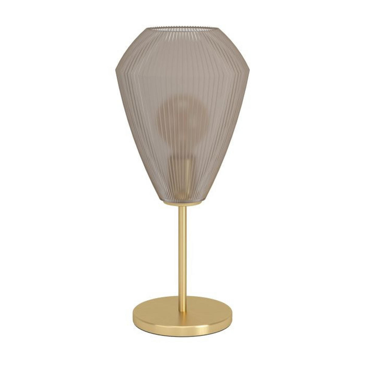 STONA LAMPA - boja mesinga/boja peska, Osnovno, staklo/metal (20/46cm)