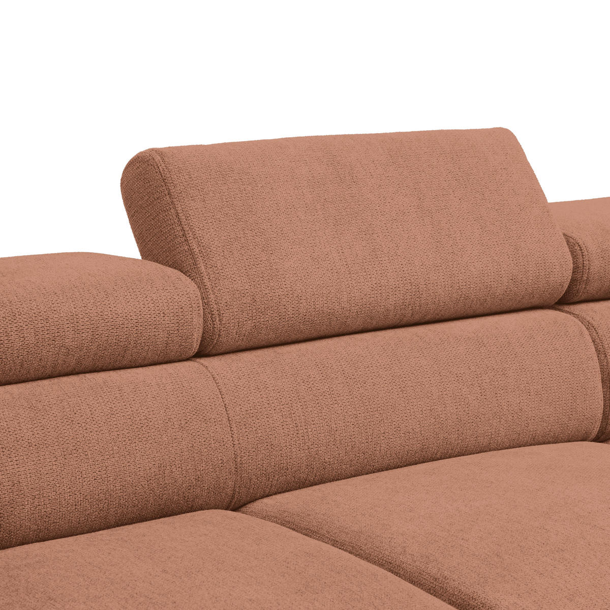 HÖRNSOFFA i vävt tyg aprikos  - aprikos/svart, Modern, metall/textil (257/198cm) - MID.YOU