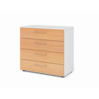 AKTENSCHRANK Weiß, Buchefarben  - Buchefarben/Weiß, Basics, Holzwerkstoff (80/74,8/41,7cm) - Venda