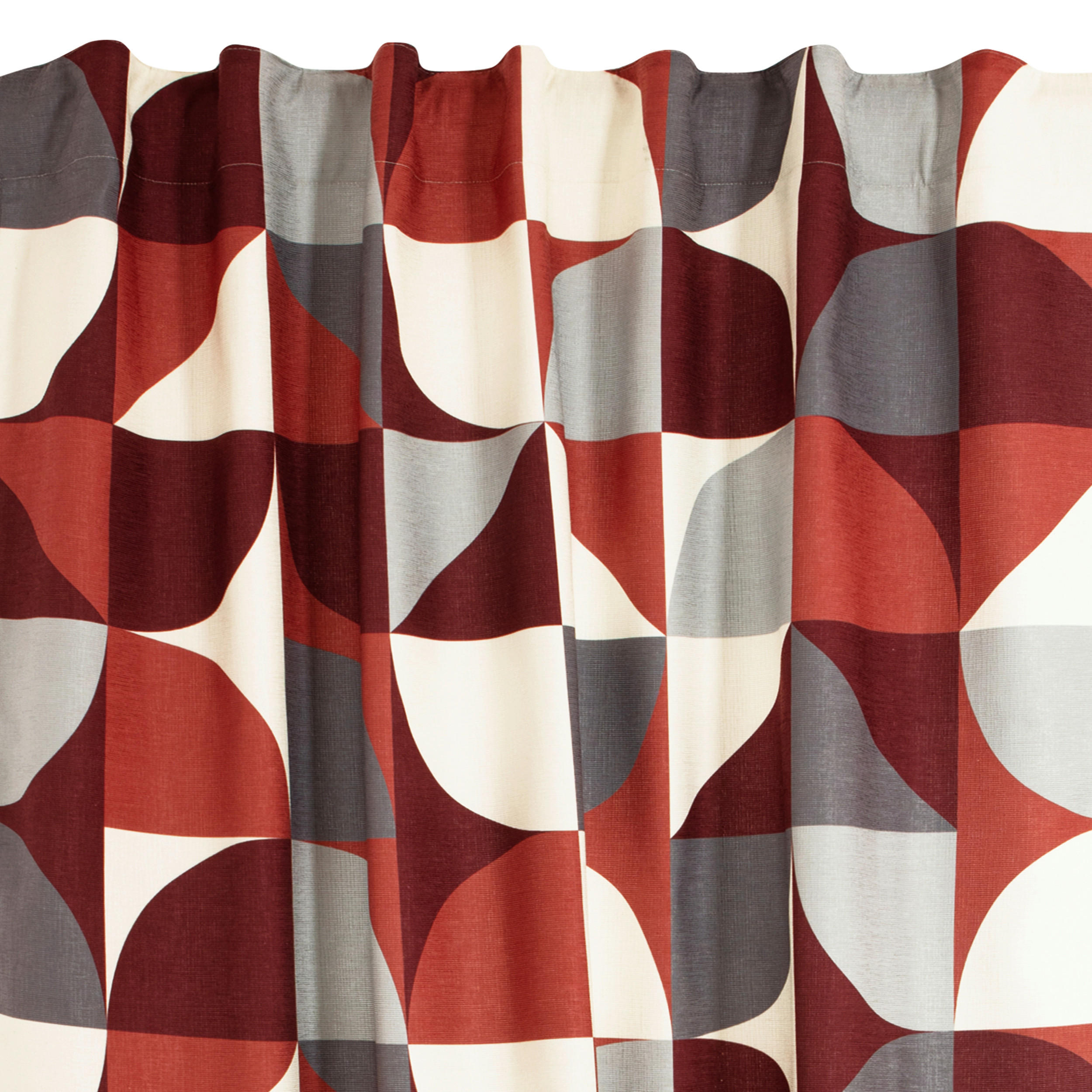 XXXLutz Fertigvorhang Oliver Terracotta 140x280 cm