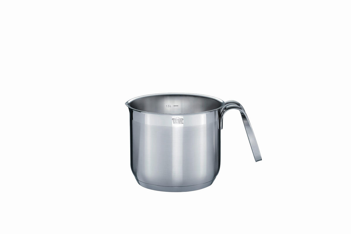 KOCHTOPFSET ALARA 8-teilig  - Klar/Edelstahlfarben, Basics, Glas/Metall - GSW