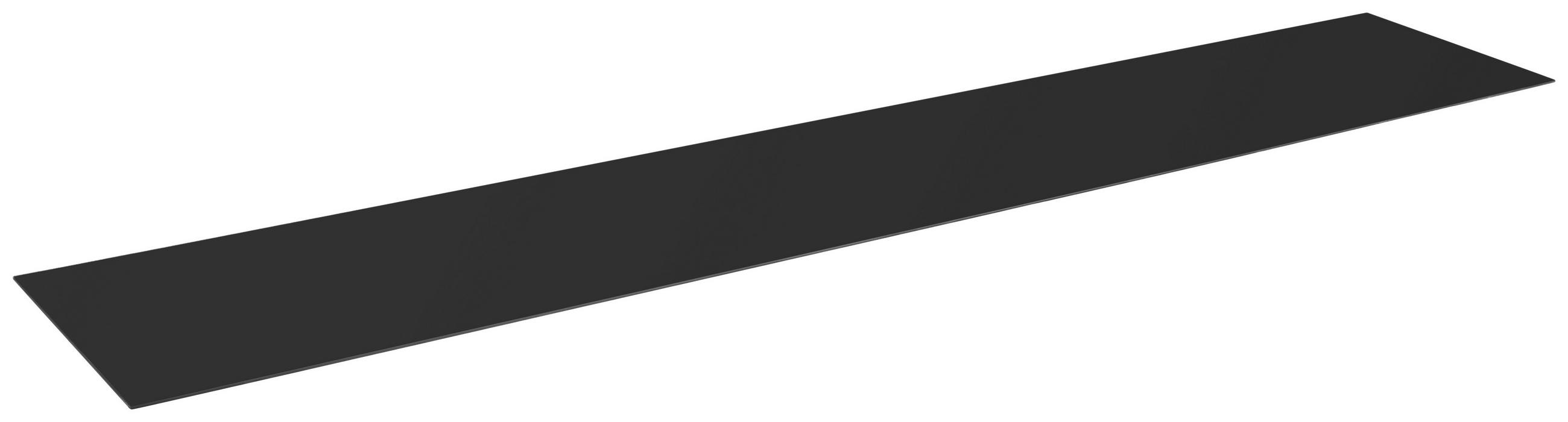 OBERPLATTE  Glas  Anthrazit  - Anthrazit, Basics, Glas (226,40/40,50/0,40cm) - Voleo