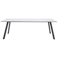 GARTENTISCH 220/90/75,2 cm Metall rechteckig  - Dunkelgrau, MODERN, Kunststoff/Metall (220/90/75,2cm) - Amatio