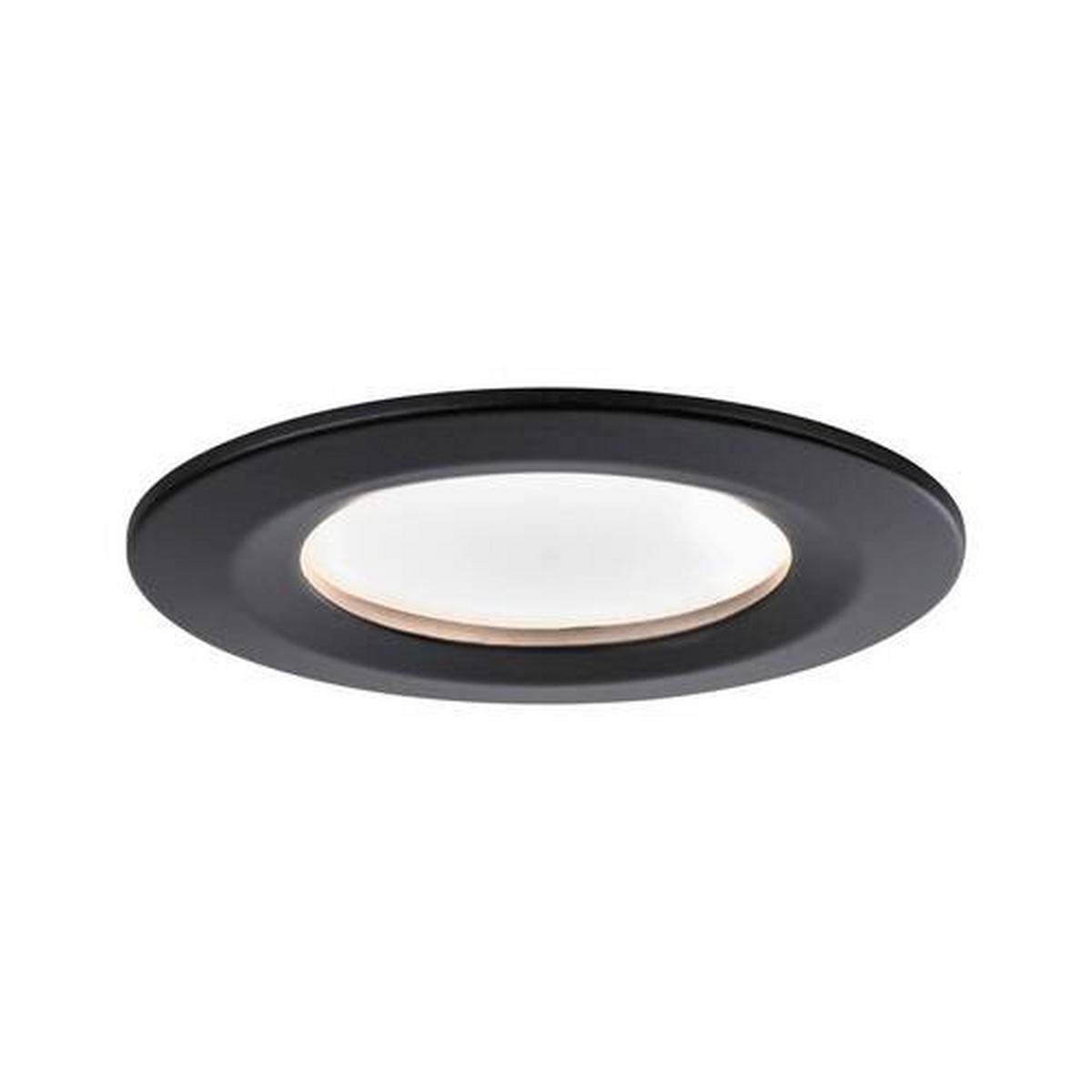 LED-DECKENLEUCHTE 7,8 cm  - Schwarz, Basics, Metall (7,8cm) - Paulmann
