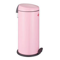 ABFALLSAMMLER CAPBOY MAXI 22 L  - Edelstahlfarben/Pink, KONVENTIONELL, Kunststoff/Metall (27/60cm) - Wesco