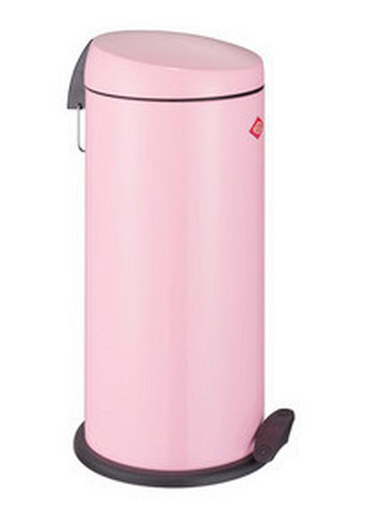 ABFALLSAMMLER CAPBOY MAXI 22 L  - Edelstahlfarben/Pink, KONVENTIONELL, Kunststoff/Metall (27/60cm) - Wesco