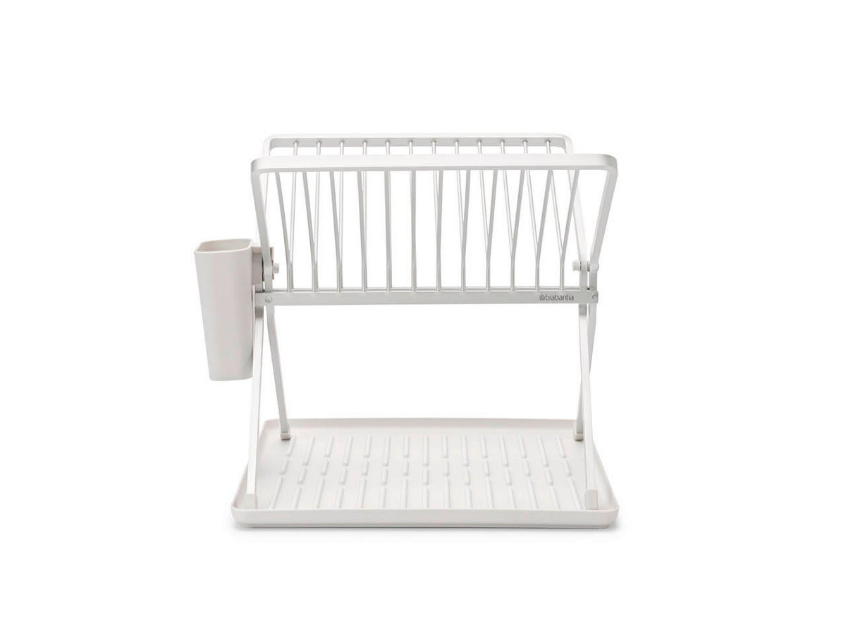 GESCHIRRABTROPFKORB   - Hellgrau, Basics, Metall (37/31.5/33cm) - Brabantia