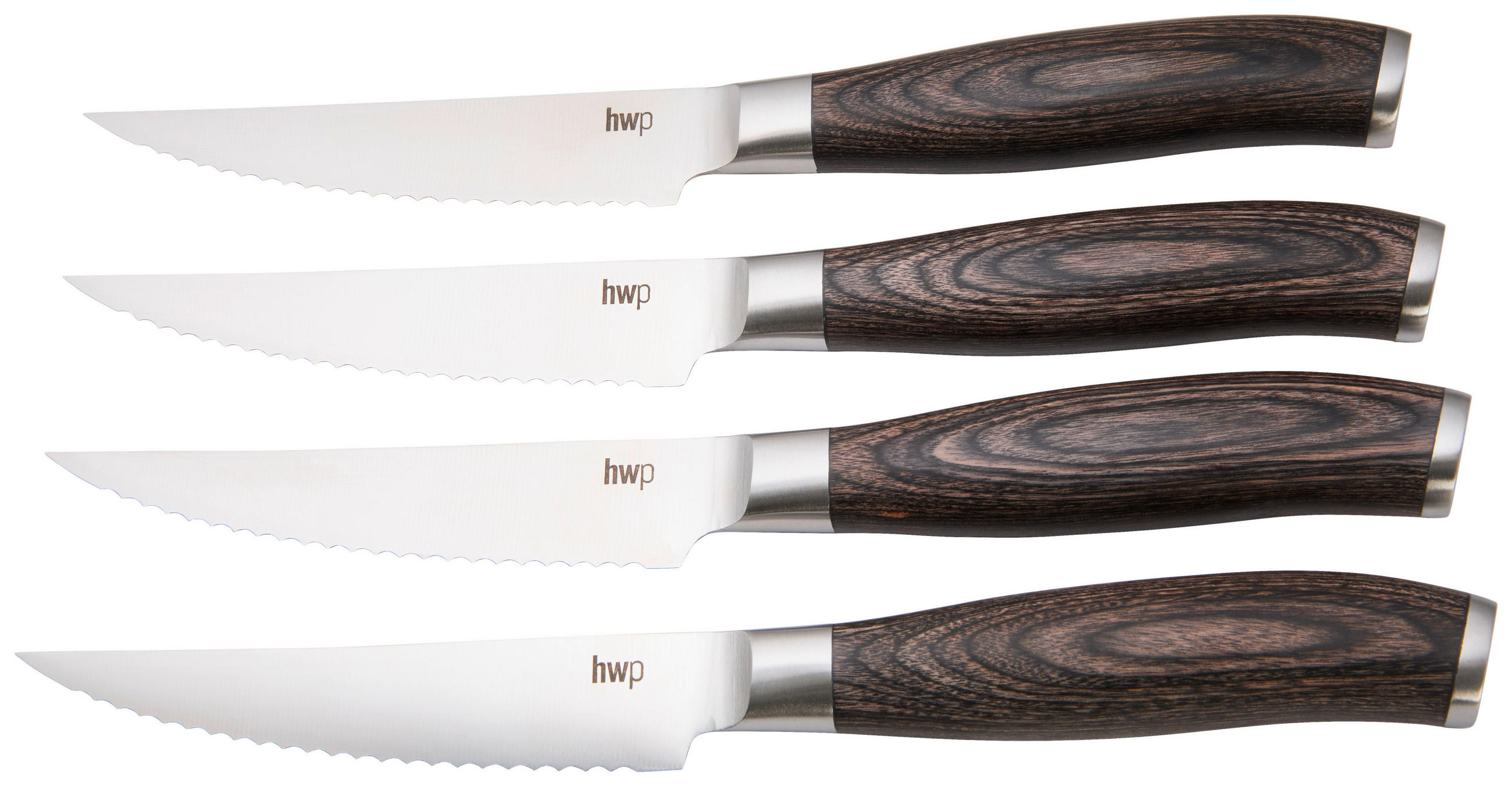 STEKKNIVAR SET rostfritt stål - stålfärgad, Klassisk, metall/trämaterial - Homeware Profession.