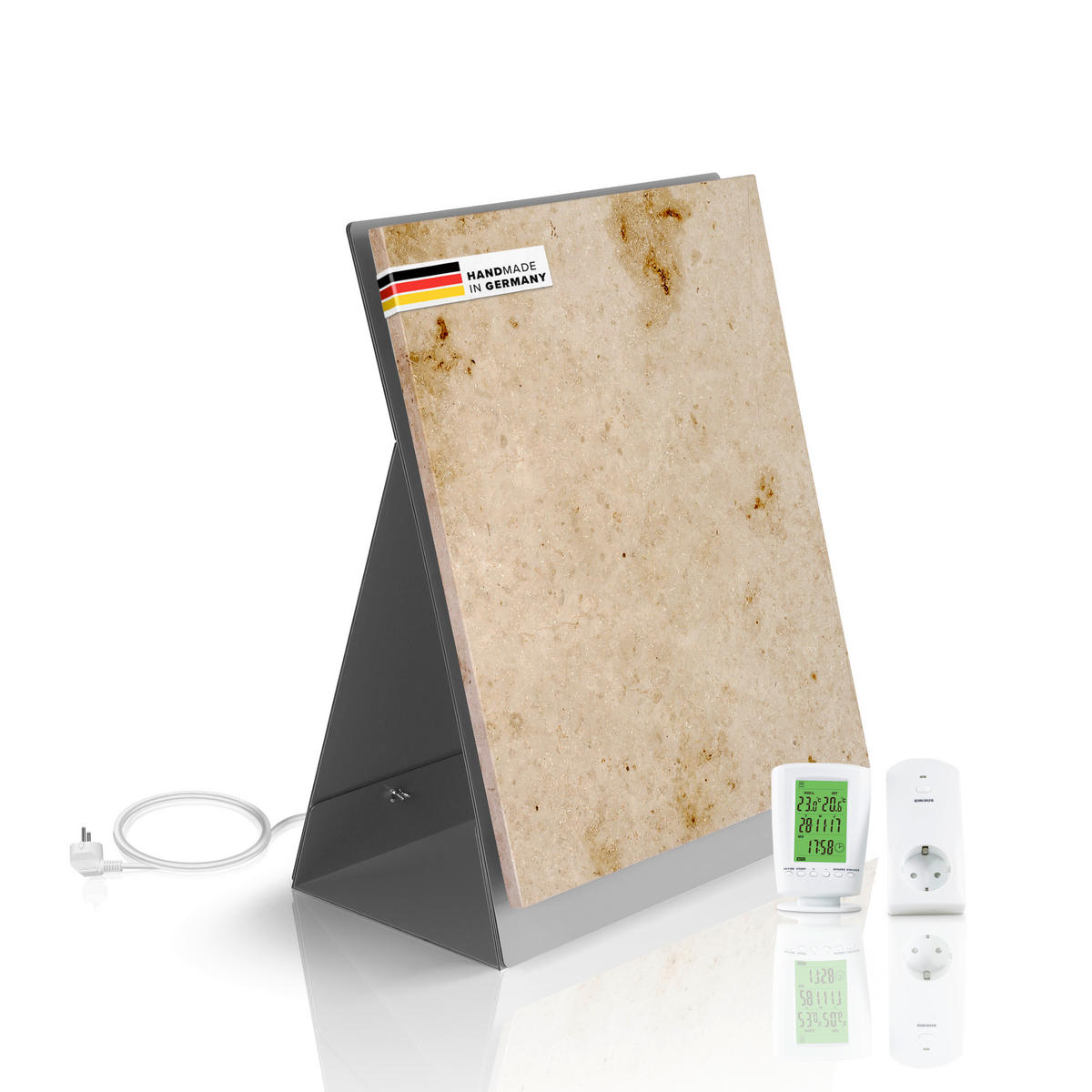 INFRAROT-HEIZPANEEL 500 W W  - Sandfarben, Basics, Stein (60/50/2cm) - MID.YOU