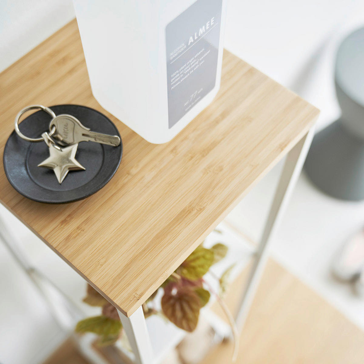 REGALKOMBINATION  Weiss  - Weiss, Basics, Holz/Metall (25cm)