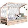 AUSZIEHBETT 90/200 cm  in Naturfarben  - Naturfarben, MODERN, Holz (90/200cm) - MID.YOU