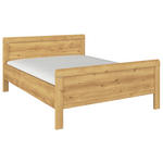BETT 140/200 cm  in Eichefarben  - Eichefarben, Design, Holzwerkstoff (140/200cm) - Novel