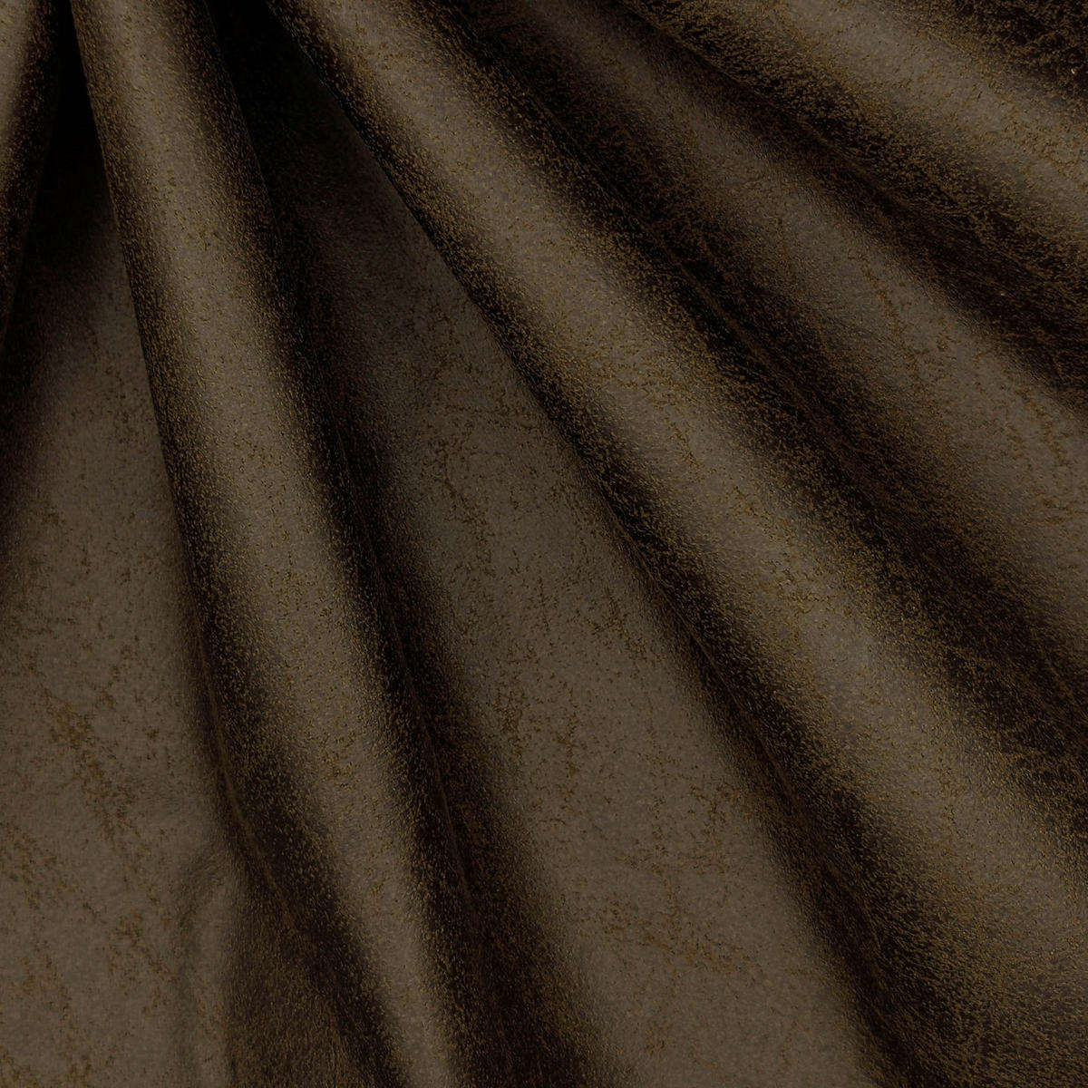 ECKSOFA in Lederlook, Flachgewebe Kastanienfarben  265/160 cm  - Kastanienfarben/Schwarz, Design, Textil/Metall (265/160cm) - Livetastic