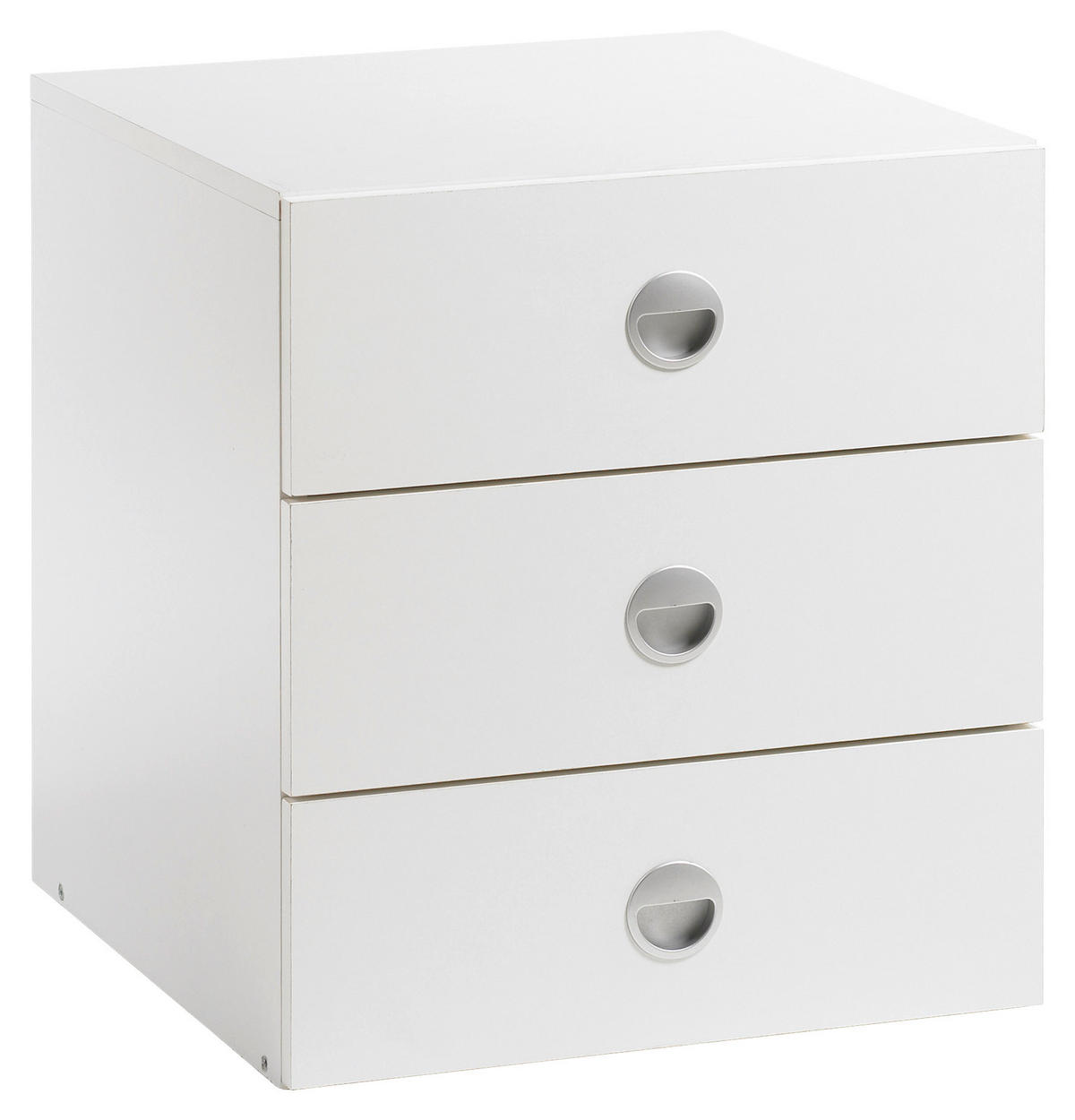 SCHUBKASTENEINSATZ 44/49/48,5 cm Weiß  - Weiß, KONVENTIONELL, Holzwerkstoff (44/49/48,5cm) - Boxxx
