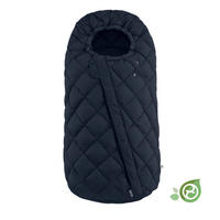 FUßSACK Snogga 2  - Dunkelblau, Basics, Textil (90/50/20cm) - cybex GOLD