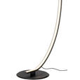 LED-STEHLEUCHTE 81/28/165 cm    - Schwarz, Design, Kunststoff/Metall (81/28/165cm) - Novel