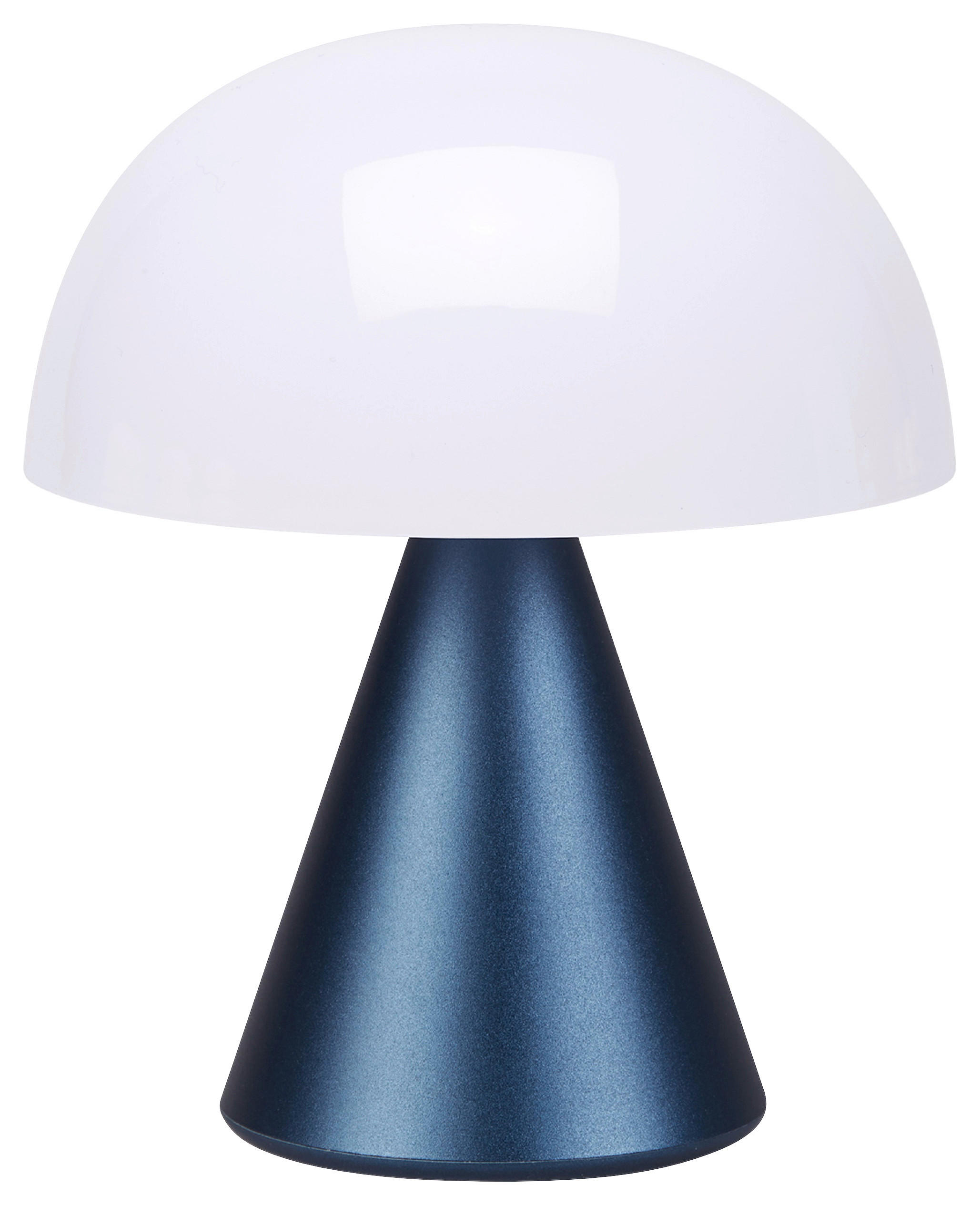 TISCHLEUCHTE 9,2/11/9,2 cm   - Dunkelblau, Design, Kunststoff/Metall (9.2/11/9.2cm)