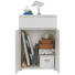 KOMMODE 80/120/48 cm - Alufarben/Weiß, Design, Holzwerkstoff/Kunststoff (80/120/48cm) - Carryhome KOMMODE 80/120/48 cm - Alufarben/Weiß, Design, Holzwerkstoff/Kunststoff (80/120/48cm) - Carryhome