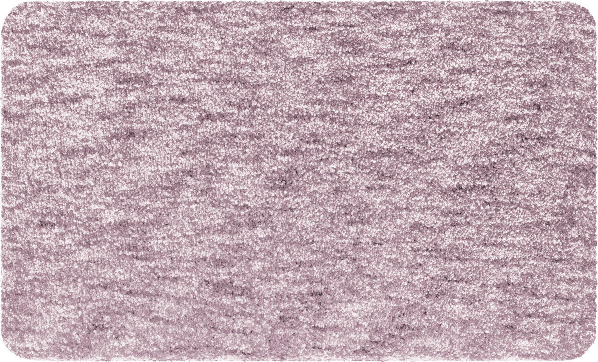 BADEMATTE Grund Mauve 60/90 cm  - Mauve, Basics, Kunststoff/Textil (60/90cm) - Grund