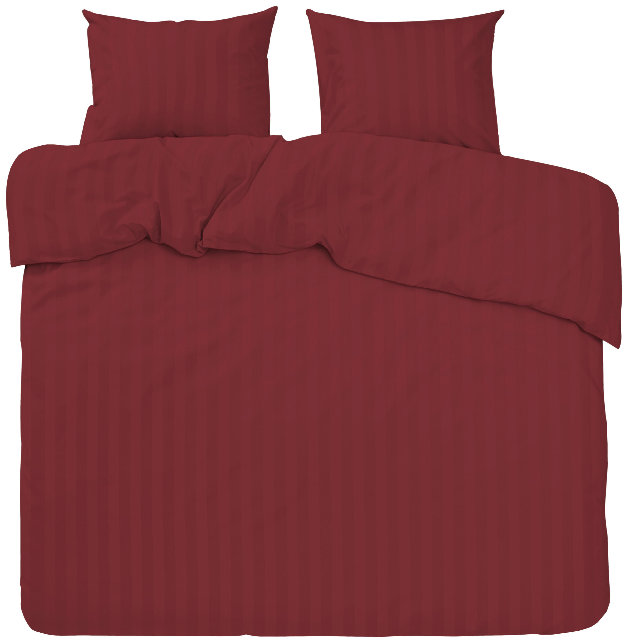 PÅSLAKANSET satin 220/210 cm  - röd, Basics, textil (220/210cm)