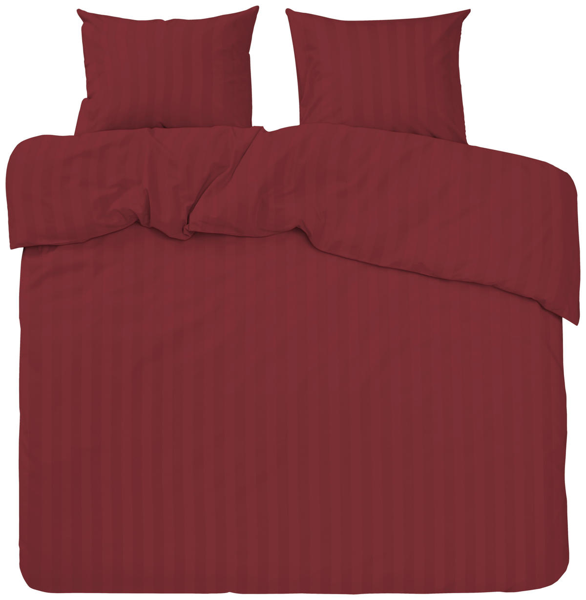 PÅSLAKANSET satin 220/210 cm  - röd, Basics, textil (220/210cm)