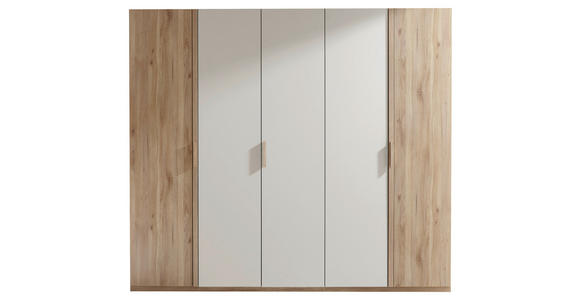 DREHTÜRENSCHRANK  in Eichefarben, Kaschmir  - Kaschmir/Eichefarben, KONVENTIONELL, Holz/Holzwerkstoff (250/225,5/60cm) - Xora