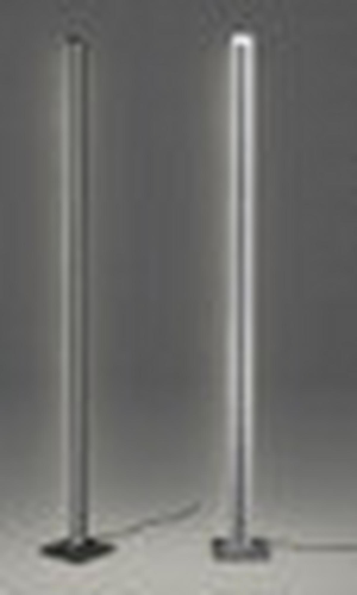 LED-STEHLEUCHTE Banda 17/163/17 cm  - Schwarz, Design, Glas/Metall (17/163/17cm) - Brilliant