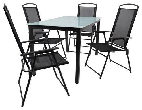 UTEGRUPP  - svart/antracit, Basics, metall/glas - Gardenson