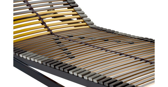 LATTENROST 90/200 cm  - Anthrazit/Gelb, Basics, Holz/Kunststoff (90/200cm) - Novel