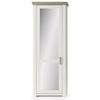 GARDEROBENSCHRANK  in 74,5/206,6/42,2 cm  - Chromfarben/Eichefarben, Basics, Holzwerkstoff/Metall (74,5/206,6/42,2cm) - SetOne by Musterring