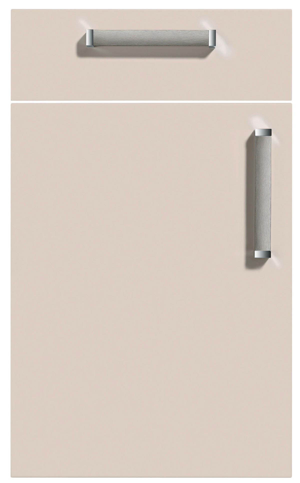 EINBAUKÜCHE   - Weiß/Grau, Design, Holzwerkstoff - Dieter Knoll