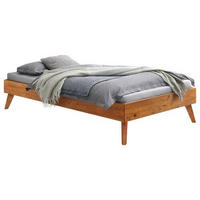BETT 90/200 cm  in Wildeiche   - Wildeiche, Konventionell, Holz (90/200cm) - Hasena