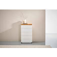 KOMMODE , 60/102/41,5 cm, 5 Schublade(n)  - Eichefarben/Weiß, KONVENTIONELL, Holz/Holzwerkstoff (60/102/41,5cm) - Novel