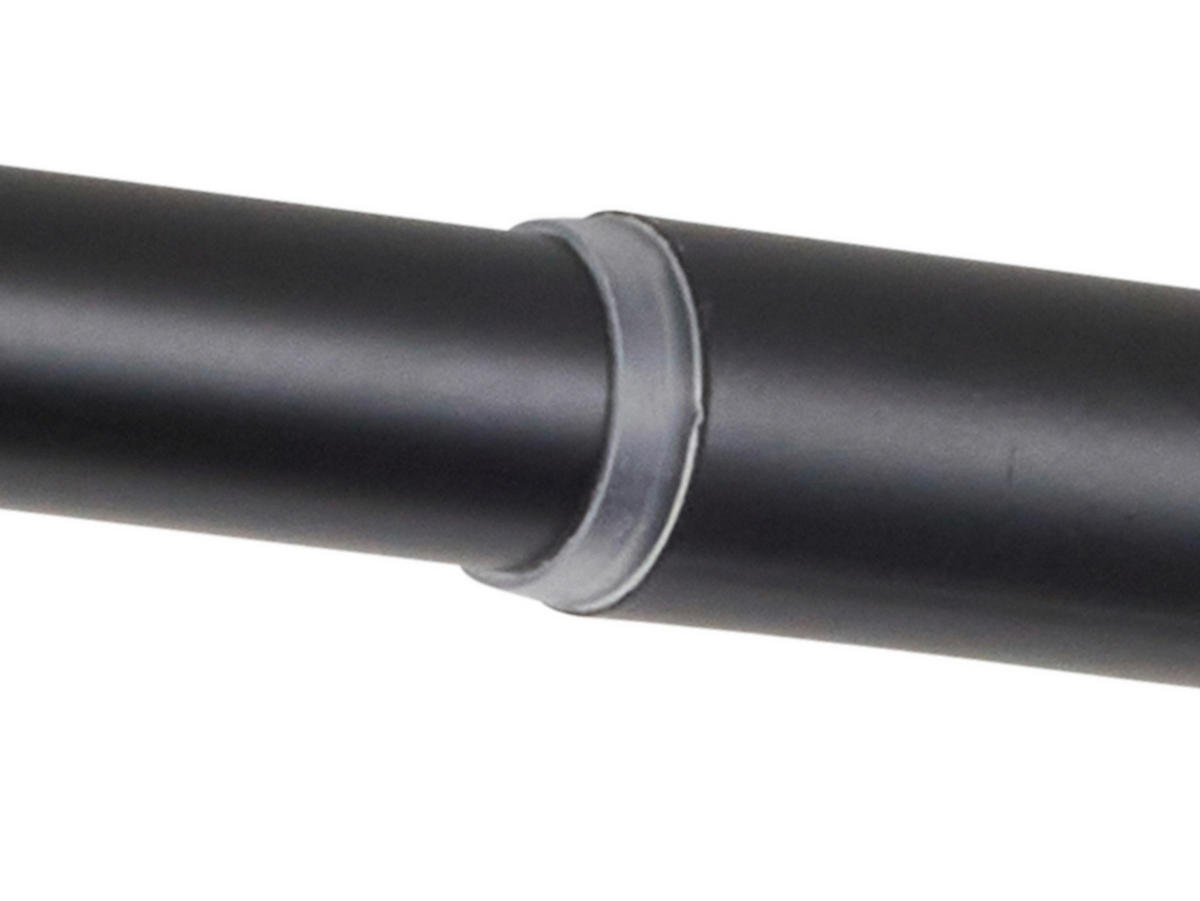VORHANGSTANGENSET   - Schwarz, Basics, Metall (120/8/3.3cm)