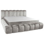 POLSTERBETT Bettkasten Grau 180/200 cm  - Schwarz/Grau, Trend, Kunststoff/Textil (180/200cm) - Esposa