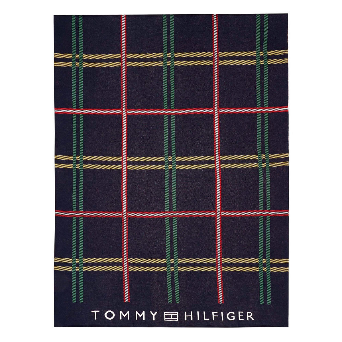 PLAID Sporty Checks 130/170 cm  - Dunkelblau, Basics, Textil (130/170cm) - Tommy Hilfiger