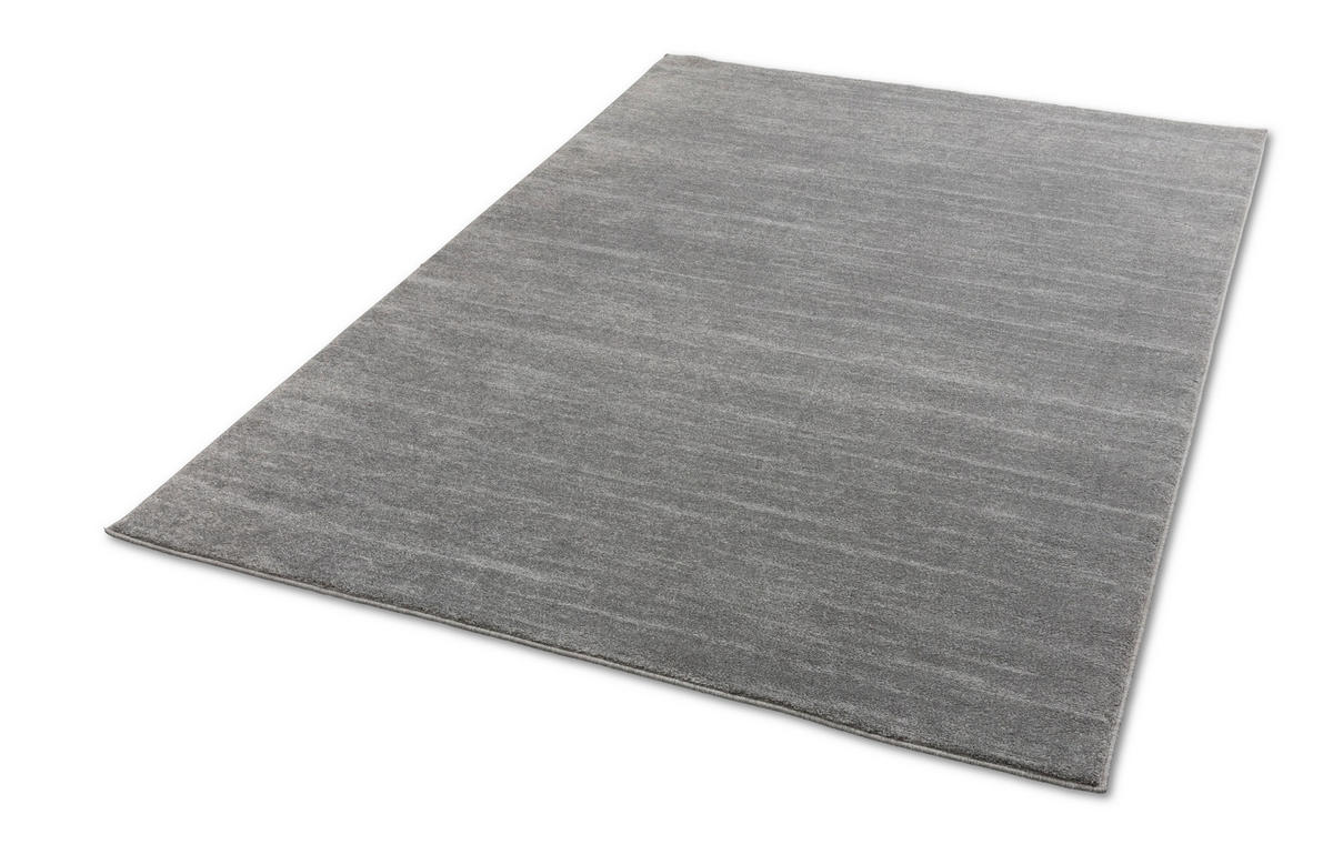 WEBTEPPICH 160/230 cm Balance Hellgrau  - Hellgrau, KONVENTIONELL, Textil (160/230cm) - Schöner Wohnen