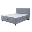 BOXBETT 120/200 cm  in Blau  - Blau/Schwarz, KONVENTIONELL, Kunststoff/Textil (120/200cm) - Carryhome