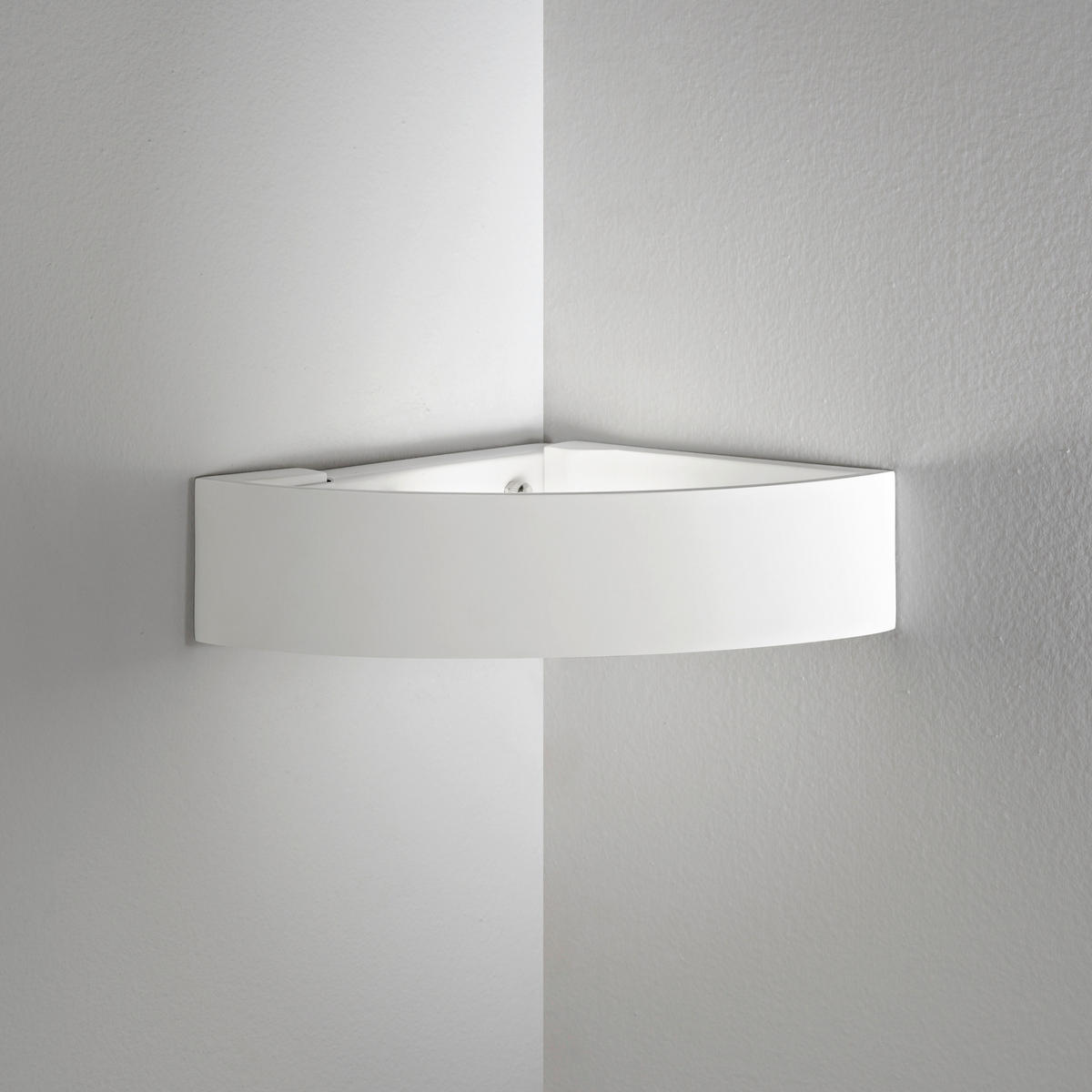 WANDLEUCHTE 21/21/7 cm   - Weiß, KONVENTIONELL, Glas/Keramik (21/21/7cm)