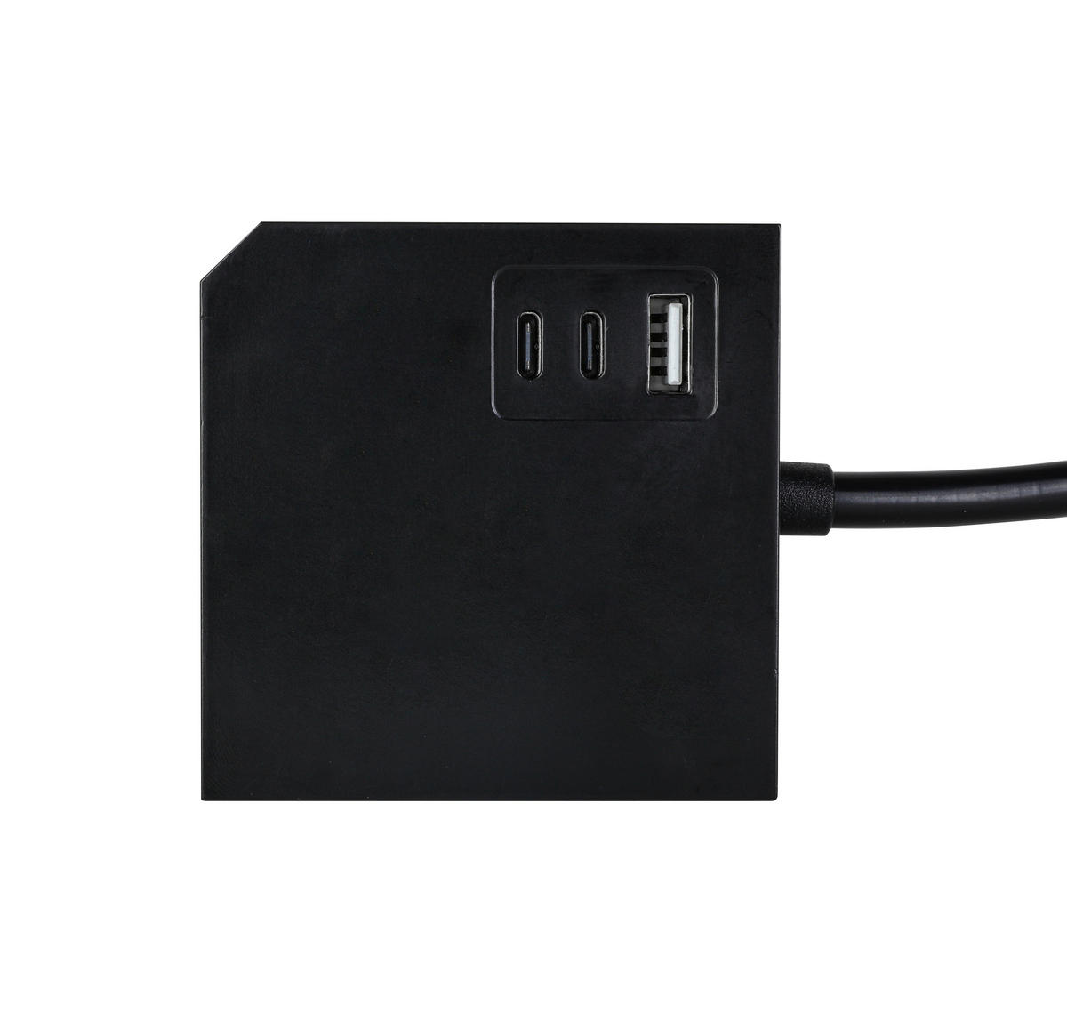 PREDLŽOVACÍ PRÍVOD – KOCKA   - čierna, Basics, plast (7,5/7,5/7,5cm) - Mican