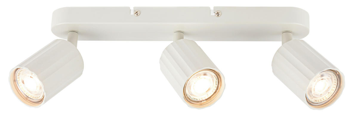 STRAHLER 32,5/8,5/8,5 cm   - Weiß, Design, Kunststoff/Metall (32,5/8,5/8,5cm) - Briloner