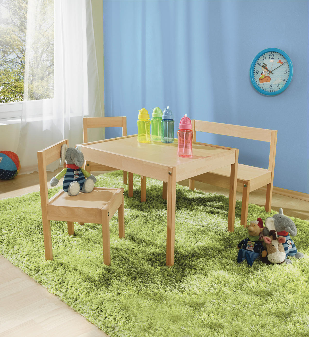 KINDERSITZGRUPPE Max Kernbuche  - Kernbuche, Basics, Holz - My Baby Lou